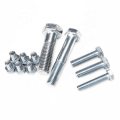 Liqi Fastener carbon / stainless steel heavy bolt and nut hex head 4.8 / 8.8 grade 9.5 x38 hex bolts